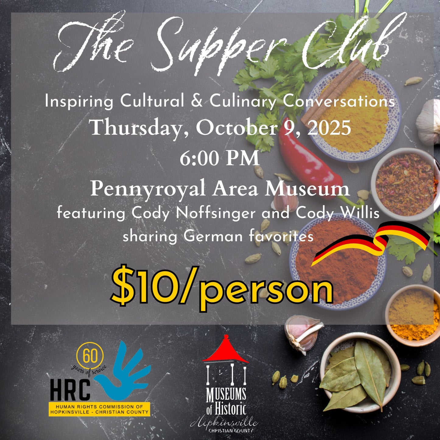 Supper Club: GERMAN FOOD