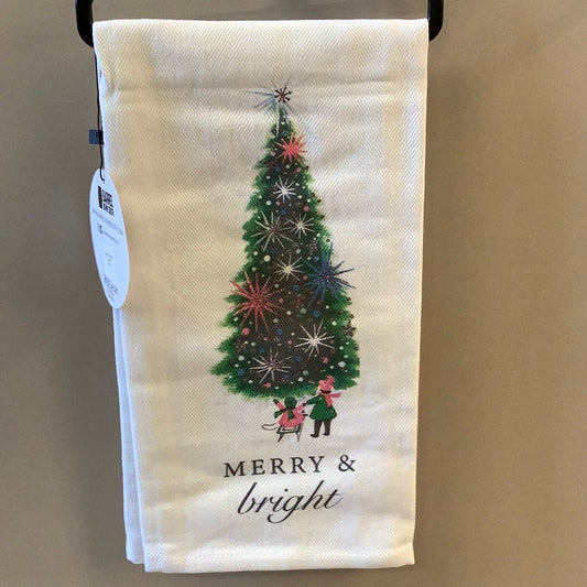 Merry & Bright Tea Towel