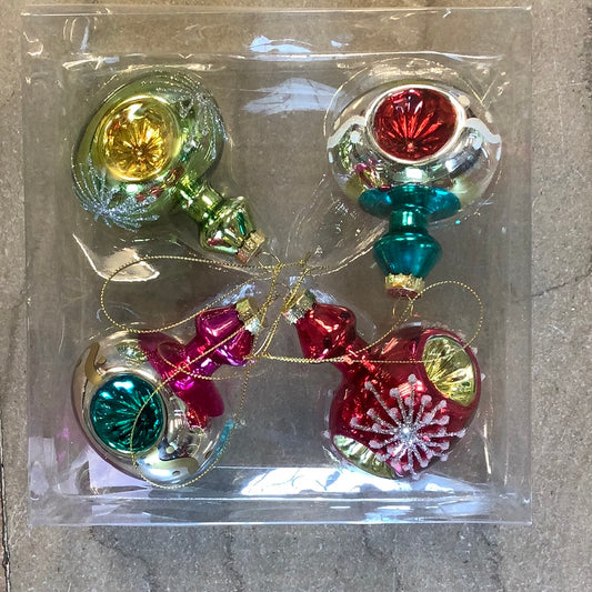 Vintage Glass Ornament Set