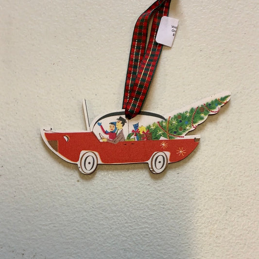 Vintage Car Ornament