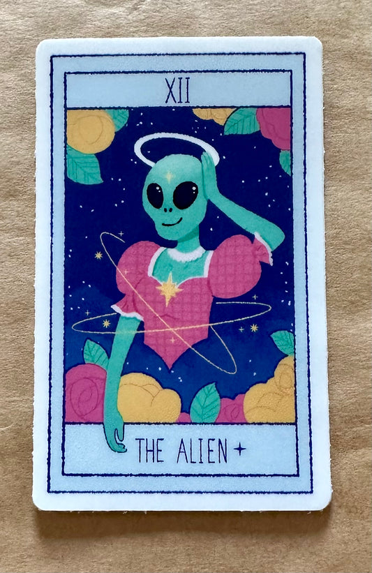 The Alien (Fancy) Tarot Sticker