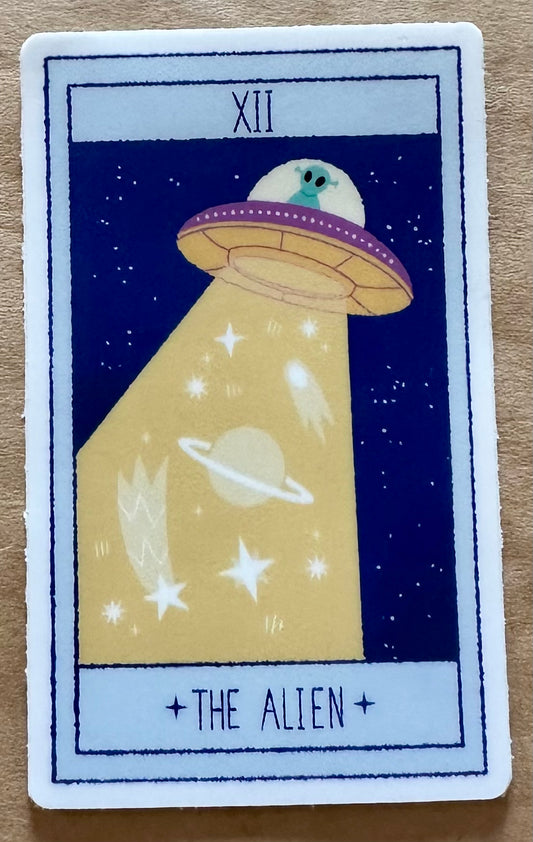 The Alien Tarot Sticker