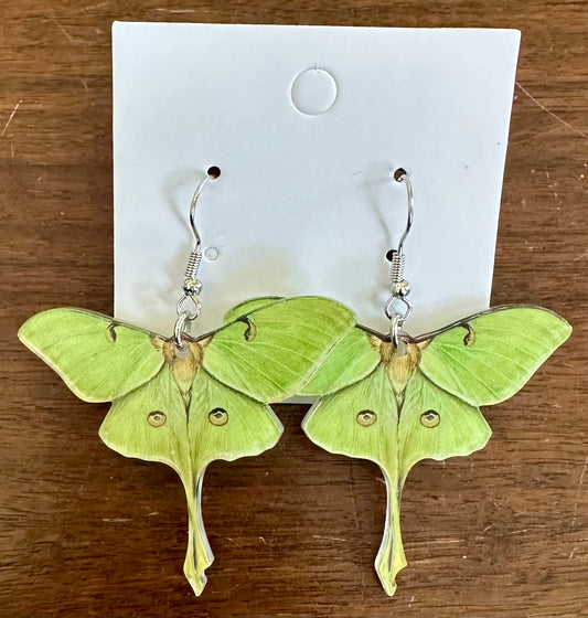 Luna Moth Earrings